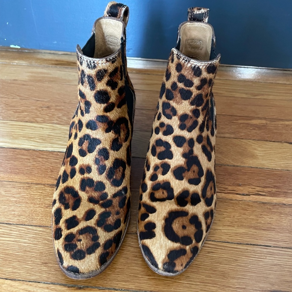 Madewell Leopard Print Booties